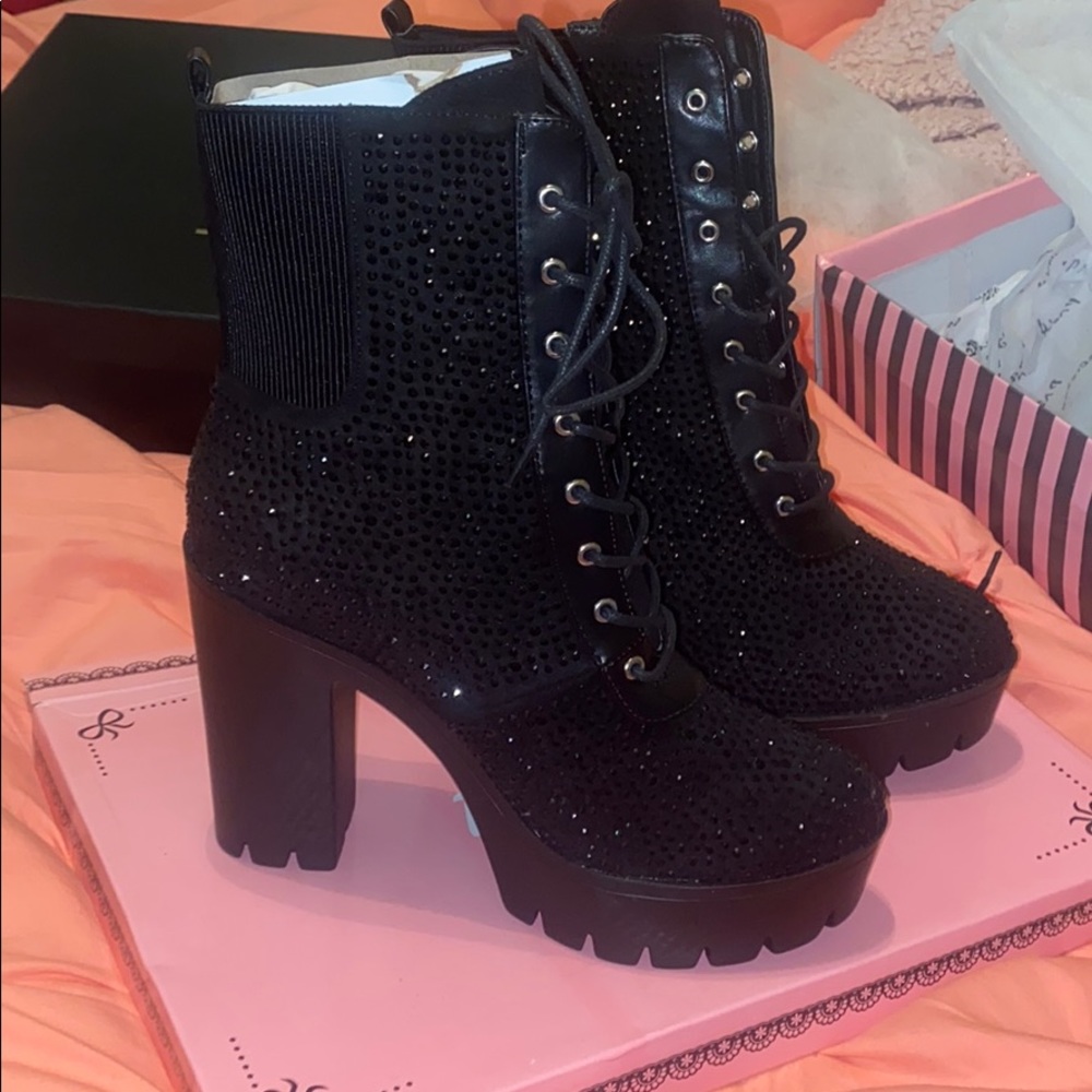 Black heels